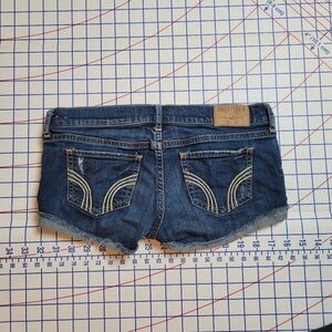 Hollister Women's Blue Denim Shorts